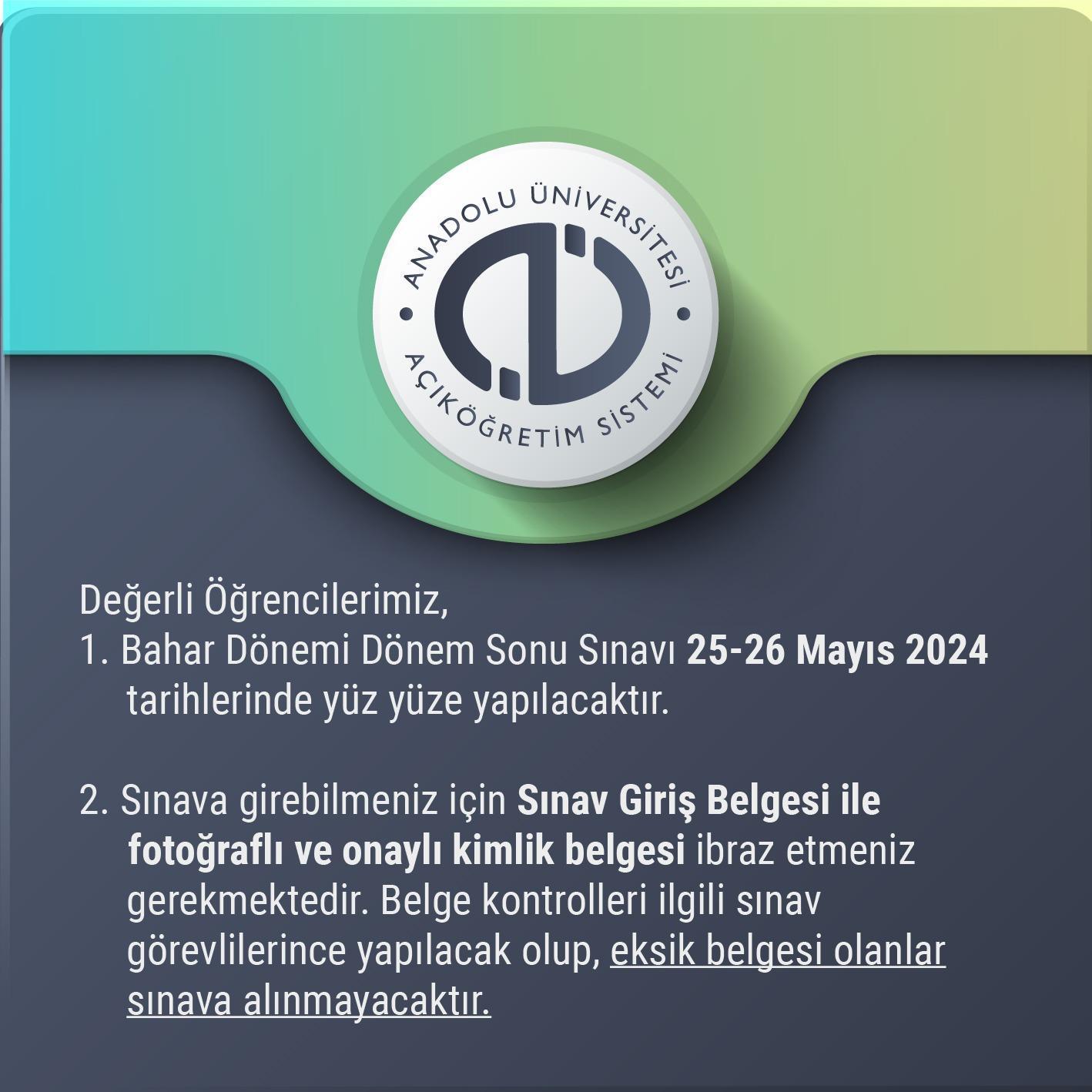 aof final sinav giris yerleri aciklandi mi 2024 anadolu universitesi aof sinav giris belgesi yWAhgSAU