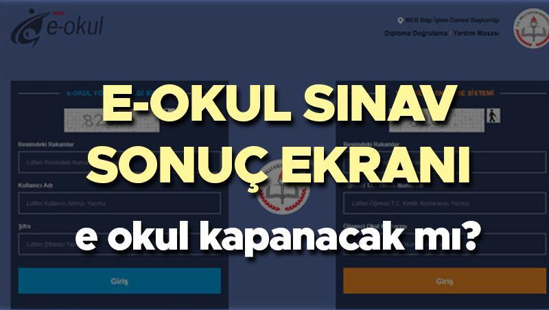 E-OKUL GİRİŞ EKRANI 2024 | e-Okul kapanacak mı? E Okul ne zaman kapanacak? MEB e-Okul Veli Bilgilendirme Sistemi giriş ekranı ile not, karne ve devamsızlık bilgisi!