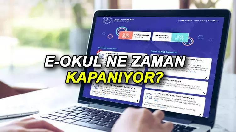 e-Okul ne zaman kapanacak? 2. dönem E-Okul not ve devamsızlık girişi hangi tarihte kapanıyor? MEB E-Okul Veli Bilgilendirme Sistemi (VBS) giriş ekranı!