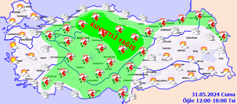 hava durumu tahminleri il il 31 mayis 2024 yarin hava nasil olacak cuma WWVR9VeL