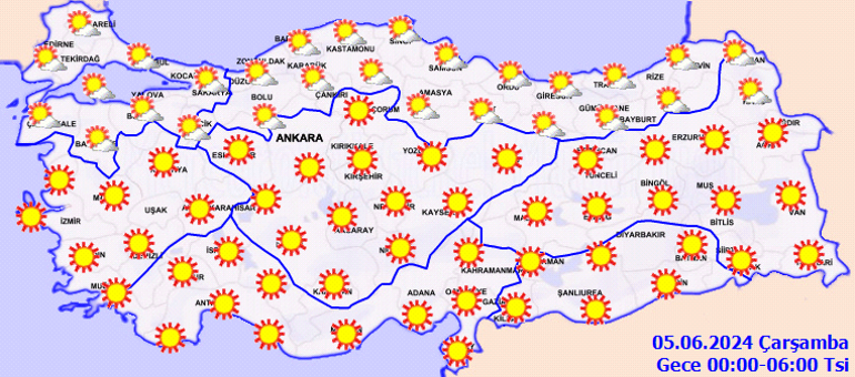 hava durumu tahminleri il il 5 haziran 2024 yarin hava nasil olacak meteoroloji LlJZpnre