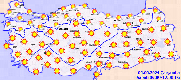 hava durumu tahminleri il il 5 haziran 2024 yarin hava nasil olacak meteoroloji kUAnNrGa