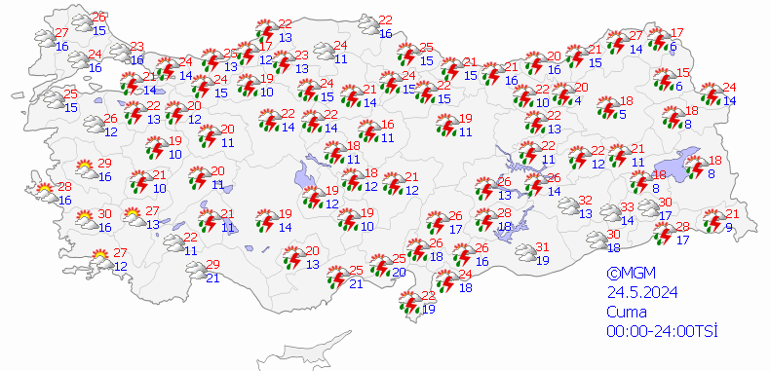 hava durumu tahminleri il il yarin 24 mayis hava nasil olacak bu hafta 42sE7J8a