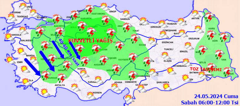 hava durumu tahminleri il il yarin 24 mayis hava nasil olacak bu hafta n7mIT4aR