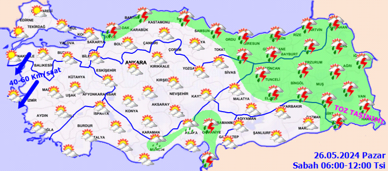 hava durumu tahminleri il il yarin 26 mayis hava nasil olacak yagmur yagacak JmuBklfD