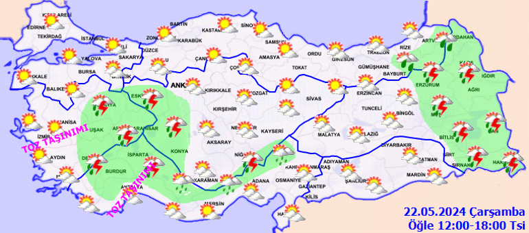 hava durumu tahminleri il il yayinlandi yarin 22 mayis hava nasil olacak meteorolojiden v1QlLIBF