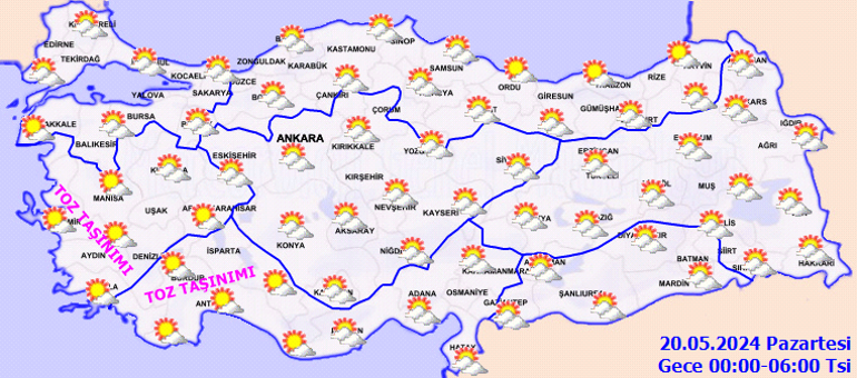 hava durumu tahminleri il il yeni haftada hava nasil olacak yarin 20 mayis