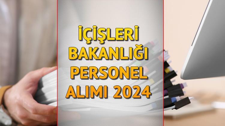 İçişleri Bakanlığı personel alımı sonuçları açıklandı mı? 1608 işçi alımı sonuçları ne vakit açıklanacak? İşte son durum!