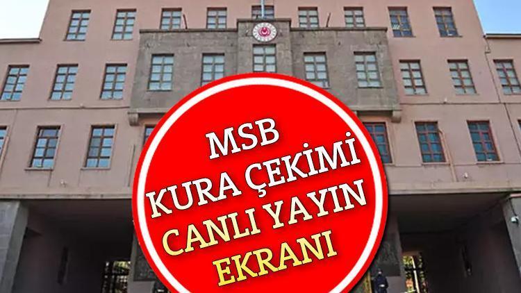 Milli Savunma Bakanlığı MSB 1829 işçi alımı kura çekimi CANLI İZLE || MSB kura çekimi sonuçları ne vakit açıklanacak?