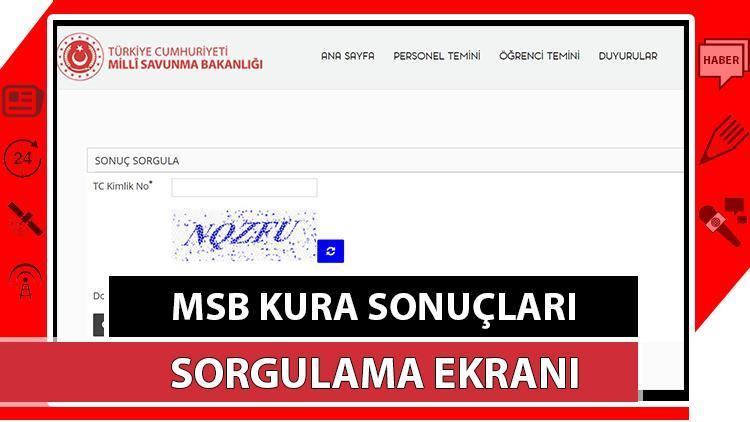 MSB KURA SONUÇLARI SORGULAMA EKRANI || 2024 MSB 1829 işçi alımı kura sonuçları açıklandı mı? Sonuç sorgulama ekranı: (personeltemin.msb.gov.tr) TIKLA ÖĞREN