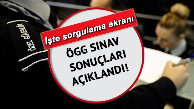 ÖGG SONUÇLARI GÖRÜNTÜLEME (SORGULAMA) EKRANI egm.gov.tr | Özel Güvenlik Vazifelisi 108. Periyot imtihan sonuçları açıklandı! ÖGG imtihan sonuçları nasıl sorgulanır, nereden öğrenilir?