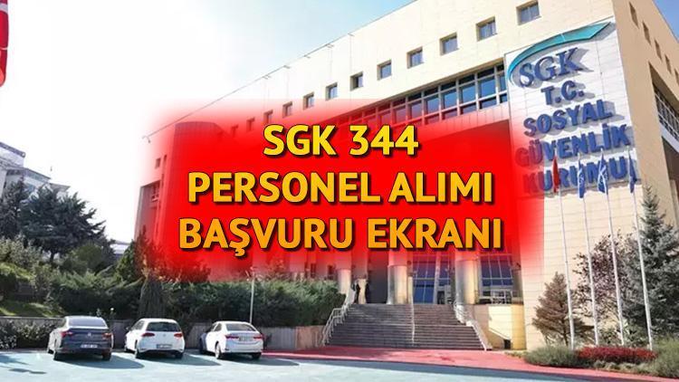 SGK PERSONEL ALIMI 2024 || Sosyal Güvenlik Kurumu 344 personel alımı ne zaman, başvurular nereden yapılacak?