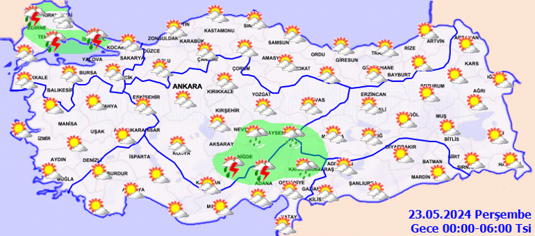 son dakika saganak yagis uyarisi yarin 23 mayis hava nasil olacak istanbulda yagmur var vr3r7ffN