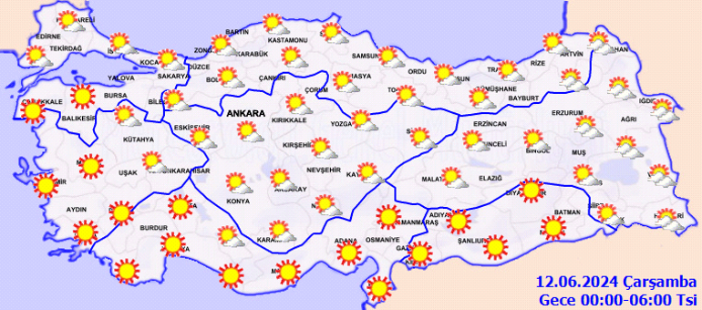 son hava durumu tahminleri il il yarin 12 haziran hava nasil olacak istanbula 4scTORLt