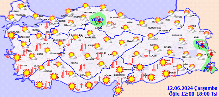 son hava durumu tahminleri il il yarin 12 haziran hava nasil olacak istanbula qy4384BD