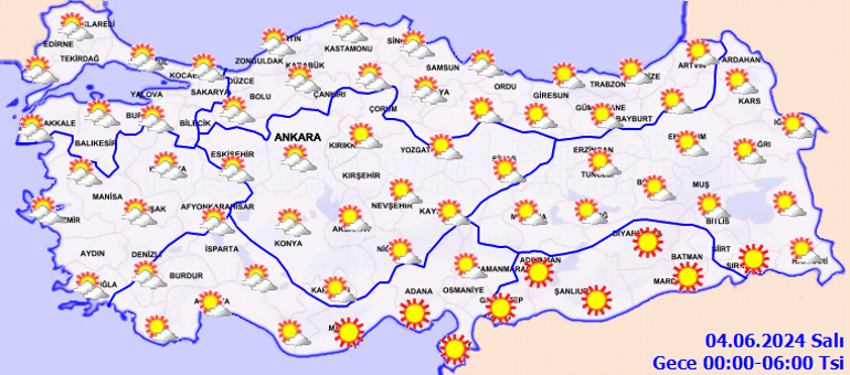 son hava durumu tahminleri il il yayinlandi yarin 4 haziran hava nasil olacak UF3hww99