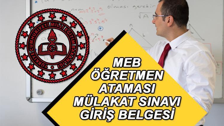 SÖZLEŞMELİ ÖĞRETMENLİK 2024 MÜLAKAT YERLERİ BELLİ OLDU (meb.gov.tr ile tıkla öğren) || MEB 20 bin öğretmen ataması sözlü sınav giriş belgesi nasıl, nereden indirilir?