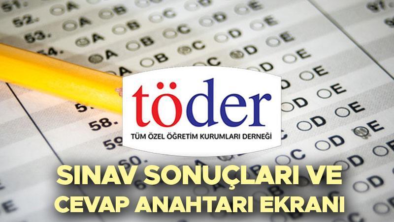 TÖDER YKS-3 CEVAP ANAHTARI 2024 EKRANI: TÖDER sınav sonuçları açıklandı mı? YKS (TYT-AYT) Türkiye geneli  başarı sıralaması görüntüleme sayfası!