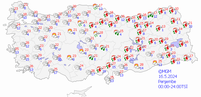 toz tasinimi ve yagis uyarisi meteoroloji vilayet il hava durumu kestirimlerini yayinladi yarin 16 DjBffCKb