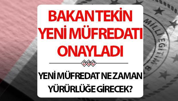 Yeni müfredat onaylandı! Yeni müfredat ne zaman yürürlüğe girecek? 2024-2025 eğitim döneminde başlıyor mu?